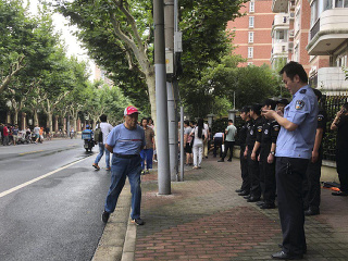 Zísah polície v Šanghaji