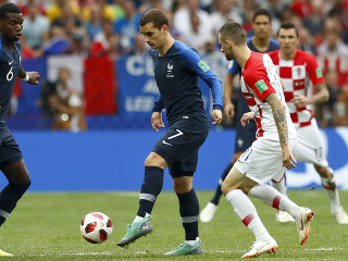 Antoine Griezmann v súboji