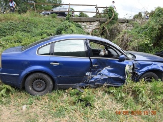 FOTO Nehoda v Trenčianskych