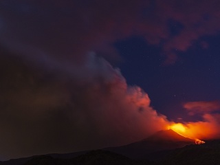Sopka na Sicílii sa