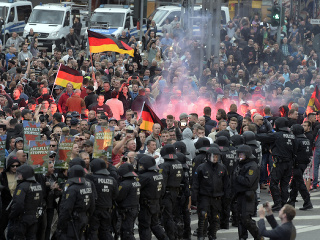 Mohutné demonštrácie v Nemecku