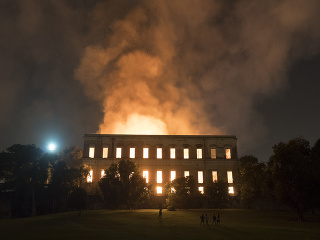 Požiar v múzeu v