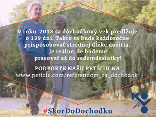 Podporte petíciu za skorší