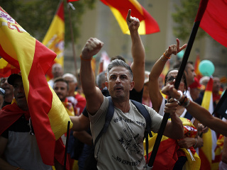 Protesty v Barcelone