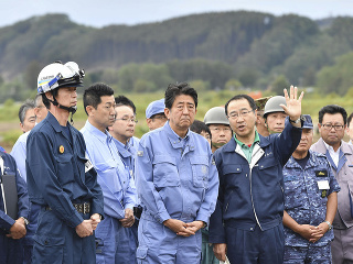 Japonský premiér navštívil oblasť