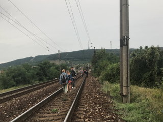 Cestujúci pre poruchu vlaku