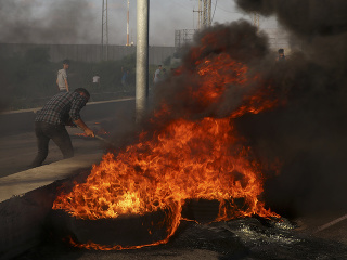 Rozbroje v pásme Gazy: