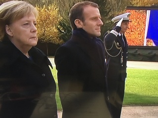 Merkelová s Macronom