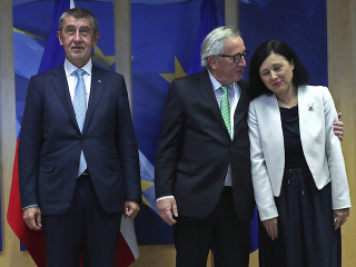 Věra Jourová, Jean-Claude Juncker