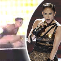 Trapas Jennifer Lopez: Spadla