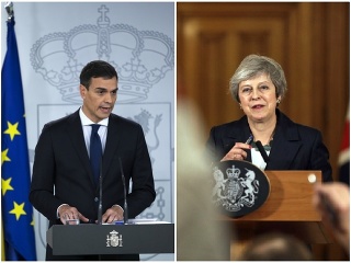 Pedro Sánchez a Theresa