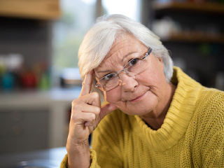 Žena v dôchodkovom veku.