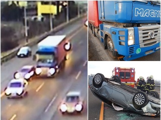 Dopravná nehoda na D1.