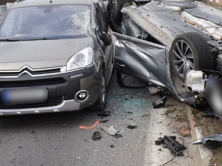 Hromadná nehoda v Žiline: