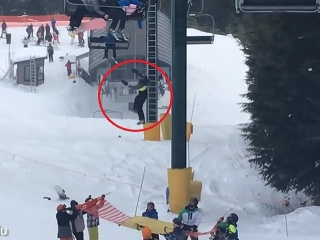 Záchrana v lyžiarskom stredisku