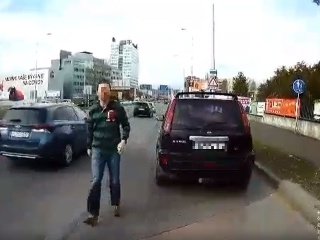 Arogantný vodič v Bratislave