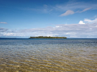 Ostrovy pri Papue-Novej Guinei.