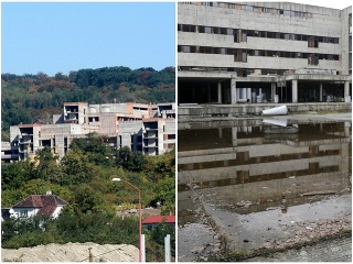 Nedokončená stavba nemocnice Rázsochy