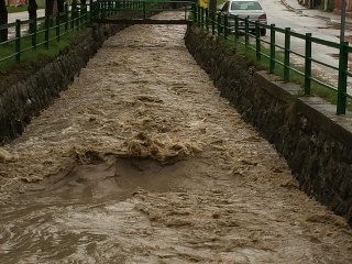 Povodne na Slovensku.