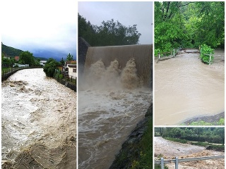 Povodne na Slovensku.