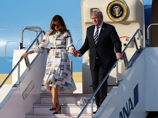Donald Trump a Melanie