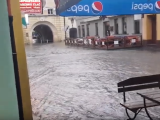 VIDEO Prešov zasiahol prudký