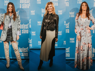 Na premiére filmu Bolesť