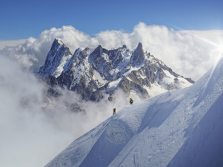 FOTO Horolezec na Mont