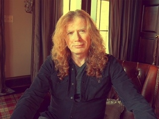 Spevák Megadeth Dave Mustaine