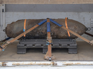 Zneškodnená 500-kilogramová letecká bomba