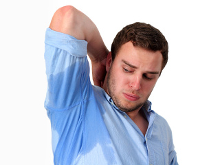 Nežiaduce účinky pri potení.