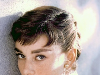 Herečka Audrey Hepburn je