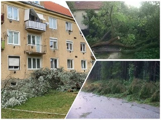 Slovensko zasiahli silné búrky!