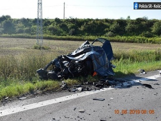 Nehoda Košice-Šebastovce Fabia a