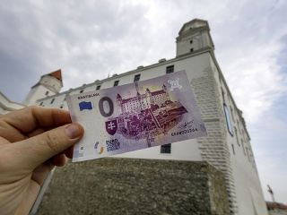Predaj nulovej eurobankovky na