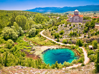 Rieka Cetina v Chorvátsku