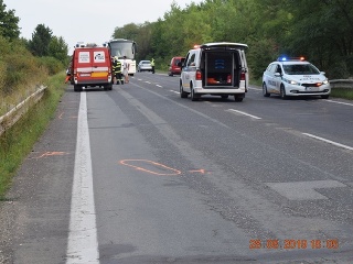 Pri nehode prišiel motocyklista