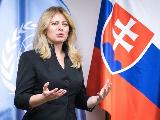 Prezidentka Zuzana Čaputová počas
