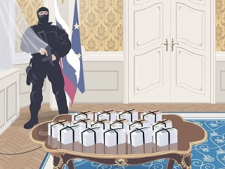 VIDEO Pod lampou tma