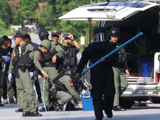 Thajská polícia musela zasahovať