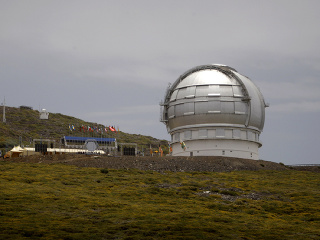 Terajší teleskop na Kanárskych
