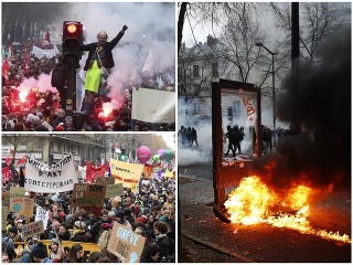 Štrajky vo Francúzsku naberajú