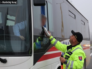 Nafúkal aj vodič autobusu