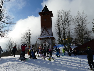 Na snímke novootvorená vyhliadka