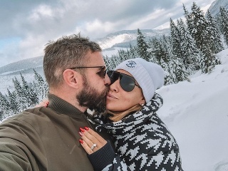 Dominka s manželom sa