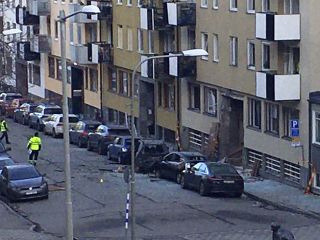 Výbuch v Štokholme