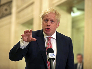 Boris Johnson na návšteve