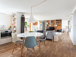 jedálenská časť bytu