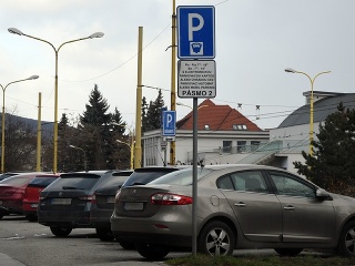 Parkovanie v Košiciach.