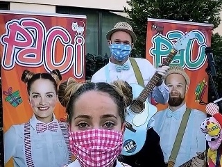 Paci Pac zabávajú deti